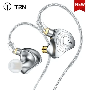 TRN ST5 4BA+1DD Hybrid Zavesenie Na Ucho Headset 10 Ovládače Jednotky HIFI DJ Slúchadlá Monitor Slúchadiel do uší Potlačením Hluku Pre BAX MT3 TN