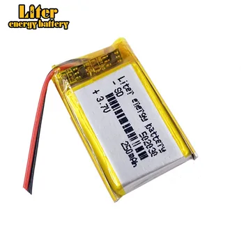 502030 3,7 V 250mah Lítium-polymérová Batéria S Ochranou Rada Pre MP3 MP4 MP5 GPS Digitálny Produkt