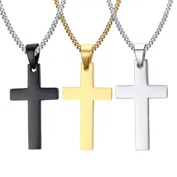 Muži Ježiš Kríž Náhrdelníky Vyznania Viery, kríž Prívesok reťazca Pre ženy Módne Šperky drop shipping