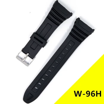 Pre Casio G-SHOCK W-96H Hodinky Watchband Silikónové gumičky EF Pre casio Elektronická Náramkové Športové Hodinky Nahradiť Popruhy