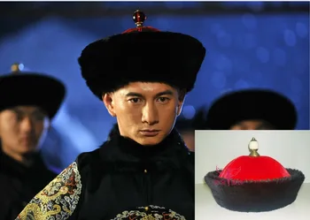 Multi-dizajn Zimné Kožušiny Klobúk Qing Dynastie Súdny Úradník Klobúk Cisára Klobúk