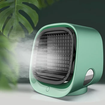 Mini Desktop, klimatizácia, Prenosné Usb Ventilátor Ventil Lator Vzduchu Chladič Usb Ventilátor s Farebné Nočné Svetlo Môže Dať Vody a Ľadu