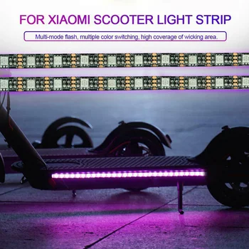 2 Ks LED Svetelné Pásy Kapela Šasi Lampa Nepremokavé Príslušenstvo pre Xiao M365 Skúter dc svetlo led pásy