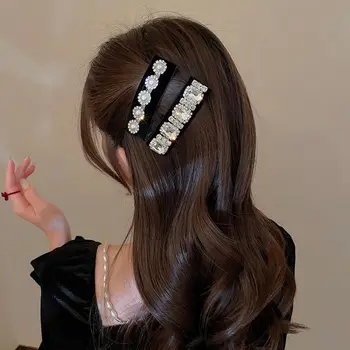 Vintage Sladké Luk Non-slip Hlavu Zábal Kvapka Vody kórejský Velvet Barrettes Ženy Vlasy Hoop Hairbands Vlasy Strane Klip