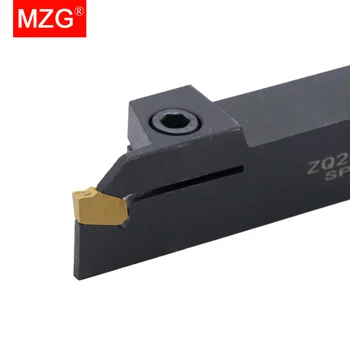 MZG ZQ 16 20 25 MM Zapichovanie Šírka 2 3 4 5 mm CNC Sústruh Stroj na Rezanie Toolholder Kovové Zapichovacie Nože Lúčenie Fréza Nudné Nástroj