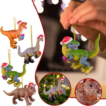 Vianočný Stromček Dinosaura Zavesenie Ozdoby na Vianočný Strom Prívesok Dekorácie pre 2022New Rok Party Noel Darčeky pre Deti