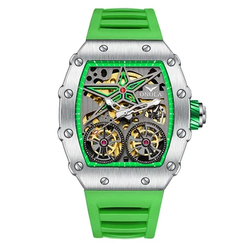 ONOLA Nové Luxusné Muži Mechanické Náramkové hodinky Módne Hodinky Top Značky Zafírové Sklo Muži Hodinky reloj hombre