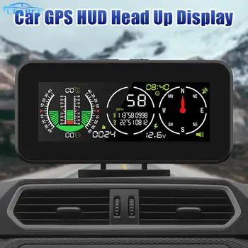 M60 Kompas prekročenia rýchlosti Alarm, Otáčkomer Head Up Display GPS Digitálne Inclinometer Auto HUD Rýchlosť Sklon Meter Off Road Príslušenstva