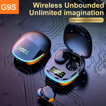 G9S TWS Slúchadlá Bezdrôtová Športové LED Displej Slúchadlá Zníženie Hluku HD Touch Control In-Ear Stereo Headset S MIKROFÓNOM
