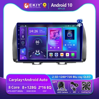 EKIY T900 Pre Toyota BB 2 QNC20 2005 - 2016 autorádia Multimediálne Blu-ray QLED Navigácie GPS Auto Android Carplay Č. 2 Din DVD