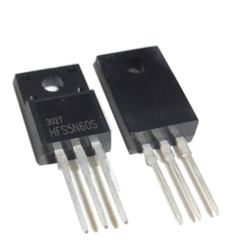 10Pcs/Veľa HFS5N60S 5A 600V TO220F DIP MOSFET Tranzistor NOVÉ Originálne Na Sklade