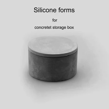 silikónové formy na betón úložný box DIY mini box silikónové formy na Betón šperky box formy