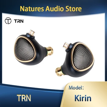 TRN Kirin Nano-stupeň earphoneHIFI Planárne Magnetické Ovládača Monitora Zameniteľné Ladenie Trysky 2.5, 3.5, 4.4 mm Konektorom