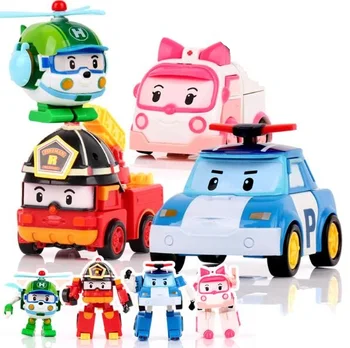 Akcia Obrázok Hračky Transformácie nime čísel Pre Deti Auto Transformácie Brinquedos Helly Amber Roy Gundam