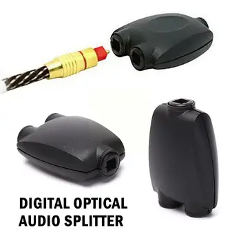 Digital SPDIF Optický Audio Splitter 2 Spôsob Toslink Splitter Adaptér 1 vstup 2 Výstup SPDIF Optický Kábel Rozdeľovača Rozbočovač pre C G7J4