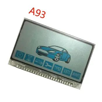 2 KS/veľa ruskej Horizontálne A93 LCD Displej s Kovovými nohami na 2KS/veľa dvoch spôsobom, Auto Alarm StarLine A93 A63 LCD, Diaľkové ovládanie