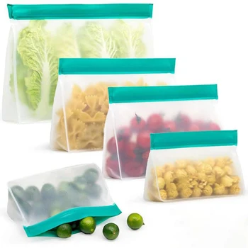 Transparentné Potravín Kontajner Zip Lock Plastové Tašky Sandwich Ovocie Prázdne Potravín Tašky Eco Friendly Package Skladovanie V Kuchyni