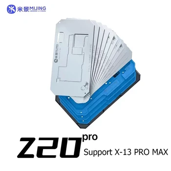 MiJing Z20 Zariadenie Pre iPhone X 11 12 13 13pro Max mini Stredná Vrstva Dosiek Reballing Spájkovanie Platformu S Vzorkovníka