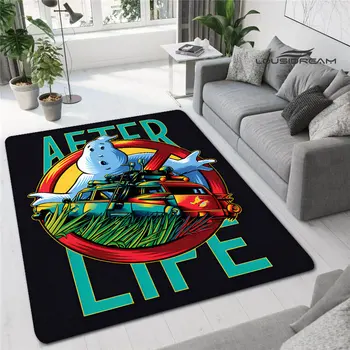 Ghostbusters karikatúra tlače koberec deti hrať koberec obývacej izby, spálne, krásny koberec fotografie rekvizity darček k narodeninám