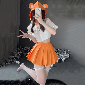 Japonský Kawaii Anime Študent Jednotné Školy Sestra Šaty Cosplay Kostýmy, Sexy Spodná Bielizeň, Mini Sukne Roleplay Oblečenie Školáčka