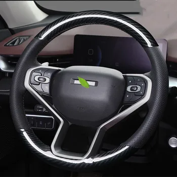 Pre Haval H6 2021 Prispôsobené ručne šité kožené špeciálne volant, kryt auto interiérové doplnky