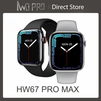 2022 HW67 Iwo 14 Pro Max Series 7 Smartwatch Mužov NFC, Bezdrôtové Nabíjačky, Bluetooth Hovor 1.9 PK W27 DT7 Pro Nový Deň otcov Dar