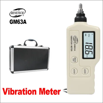 BENETECH Vibrácií Analyzátor Digitálny Vibrácií Meter Prístroj, Sonda Analizador De Vibraciones Ručné GM63A Vibrátor Tester