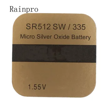 Rainpro 2KS/VEĽA SR512SW 335 okrúhlu 1.55 V Mikro Strieborného Batérie Hodinky batérie