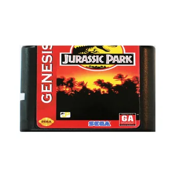 Jurský Park 16 bit MD Hra Karty Pre Sega Mega Drive Pre SEGA Genesis