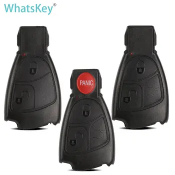 WhatsKey 3 Tlačidlo Diaľkového Kľúča Vozidla Shell Kryt Fob Prípade Na Mercedes Benz A B C E S GML CL CLA CLS CLK W203 W204 W211 Smart Key