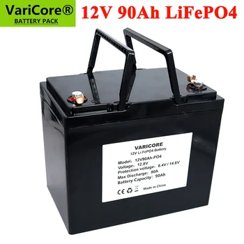 VariCore 12V 12.8 V 90Ah LiFePO4 Cell Max 3C 270A Vybíjania Batérie pre auto na Elektrický pohon RV Solárny systém na uskladnenie Energie batérie