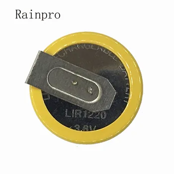 Rainpro 2KS/VEĽA LIR1220 1220 s zváranie nohy batérie 3.6 V, nabíjateľná gombíková batéria 1220