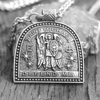 Katolícka Archanjela Šperky, Módne Mens St Michael Chrániť Mi Mediavel Patróna Náhrdelníky Dropships