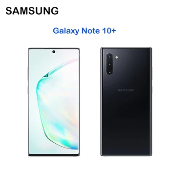 Samsung Galaxy Note 10 Plus N975U1 6.8 Palcový 12 GB RAM, 256 GB ROM Odblokovaný Mobilný Telefón, QC 3.0 NFC Jednej SIM Android Smartphone