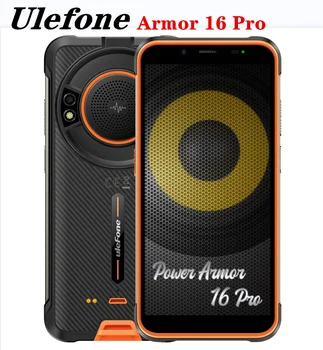 Globálna Verzia Ulefone Power Armor 16 Pro 9600mAh Mbile telefón Vodotesný IP68 Smartphone 4GB+64GB Android 12 NFC Robustný Telefón