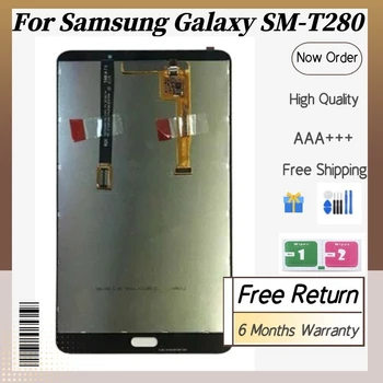 AAA+++ Pre Samsung Galaxy Tab 7.0 A 2016 T280 T285 LCD Displej Dotykový Displej Digitalizátorom. SM-T280 SM-T285 Obrazovke LCD Panel Montáž