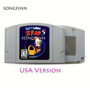 Sivá Shell Pre 64bit hra ** Zemi Červ Jim 3D USA Verzia v anglickom Jazyku Uložiť