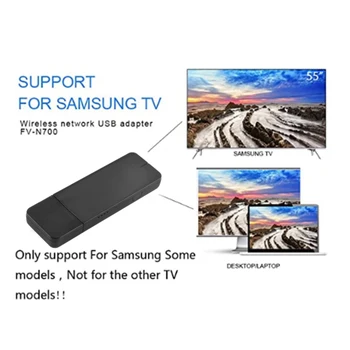 Mini WLAN Lan USB Adaptér, Smart TV Samsung WIS12ABGNX WIS09ABGN 5G 300Mbps Wifi Adaptér Pre Notebook, PC, Wifi Audio Prijímač