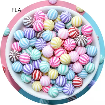 10pcs Simulácia Krém Falošné Candy Guľôčkami Melóna Cukru diy dekor Telefón Prípade, Dekorácie, Doplnky Tiara O 10 mm*10 mm