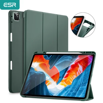 ESR pre iPad Pro 12 9 2021 puzdro pre iPad Pro 11 5rd Smart Case Ceruzka Držiak Krytu Flexibilné Zadný Kryt pre iPad pro 12.9