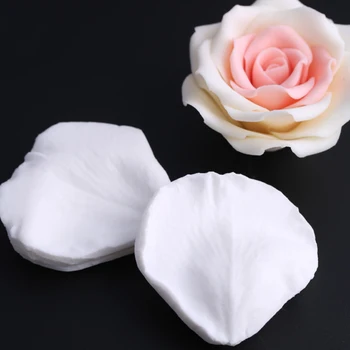 Kvet Pro Rose Petal Textúra Plesne Silikónové Formy Fondant Cake Zdobenie Nástroj Gumpaste Sugarcraft Čokoláda Formy Pečenie