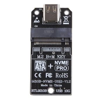 M2 SSD Adaptér NVMe Kryt pre M. 2 na USB 3.1 pre Prípad M2 SSD SSD 2230/2242/2260/2280