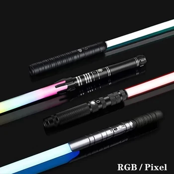Neo Pixel Lightsaber Laser RGB Xenopixel Kovové Light Saber Meč Hračky Meč Ťažké Súboje Zvuk, Svetla Saber Cosplay Fáze Rekvizity