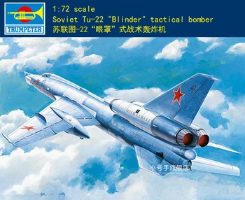 Trumpeter 01695 1/72 Sovietskeho Tu-22 Nevidiaci Taktický Bombardér model auta