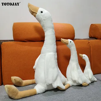 Simulácia Swan, Plyšové Hračky Roztomilý Zvierat Obľúbené Plnené Biela Hus Bábiky Fashion Deti, Plyšové Hračky pre Dievčatá Narodeniny Vianočný Darček