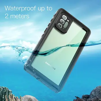 Pre Samsung Galaxy Note 20 Ultra Vodotesné Puzdro Celého Tela Podvodné Kryt S21 S20 Ultra S10 Poznámka 10 Plus Vody Dôkaz Prípade