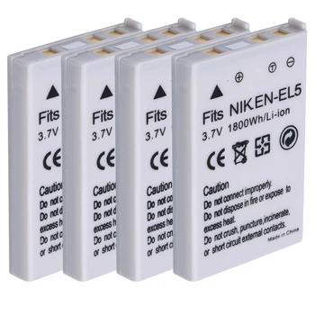 Pre Nikon EN-EL5 ENEL5 fotoaparát batérie P530 P520 P510 P100 P500 P5000 P5100 P6000 3700 4200