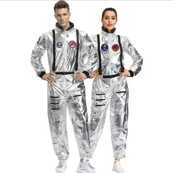 milovníci skafander PU materiálu astronaut muž žena fáze vykonať cosplay jednotné