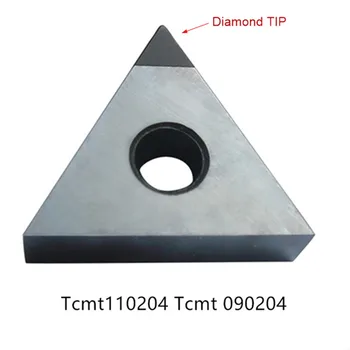 Tcmt110204 tcmt 090204 tcmt16t304 diamond pcd hliníkové cnc frézovanie vložiť cut nástrojov vonkajšej cbn otáčania nástroja čepeľ