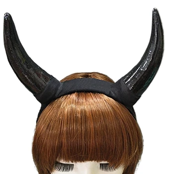 Gotický Horn hlavový most Lesných Zvierat Hairbands Kostým Rohy pre Halloween Party Foto Rekvizity Cosplay Headpiece